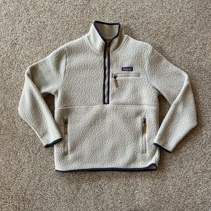 Patagonia 1/4 Zip Cream Pullover Fleece